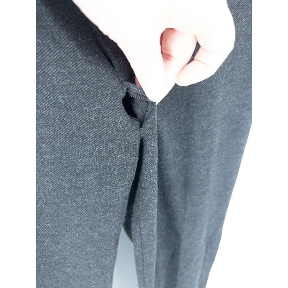 Vince Charcoal Grey Skinny Leggings Ankle Zip Stretch Pants Womens Size 4 - Picture 3 of 5